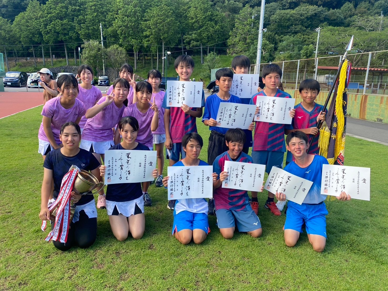長崎県中総体優勝 – 海星高等学校テニス部 – Kaisei Tennis Team